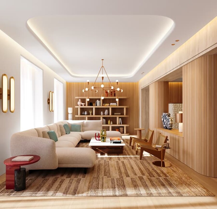 Casa Lamar residence living room