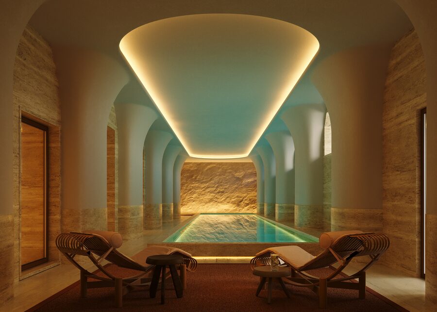 Casa Lamar wellness pool and spa