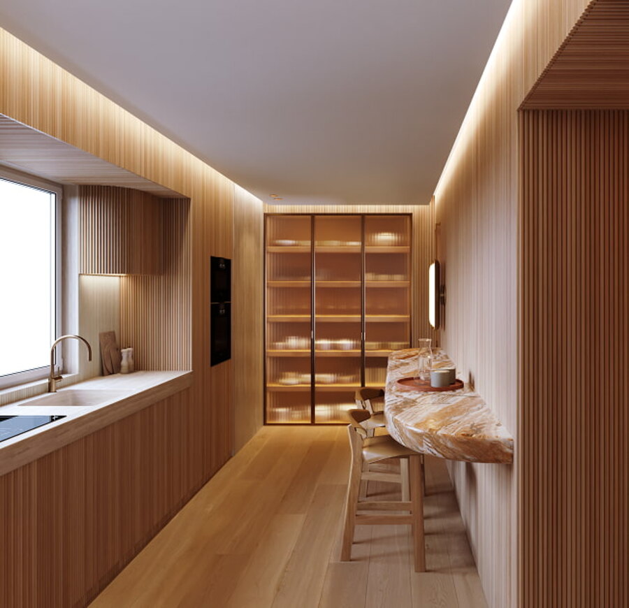 Casa Lamar residence kitchen